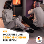 Komforty Unisex Hausschuhe aus Wolle - Rutschfest, für Drinnen & Draußen